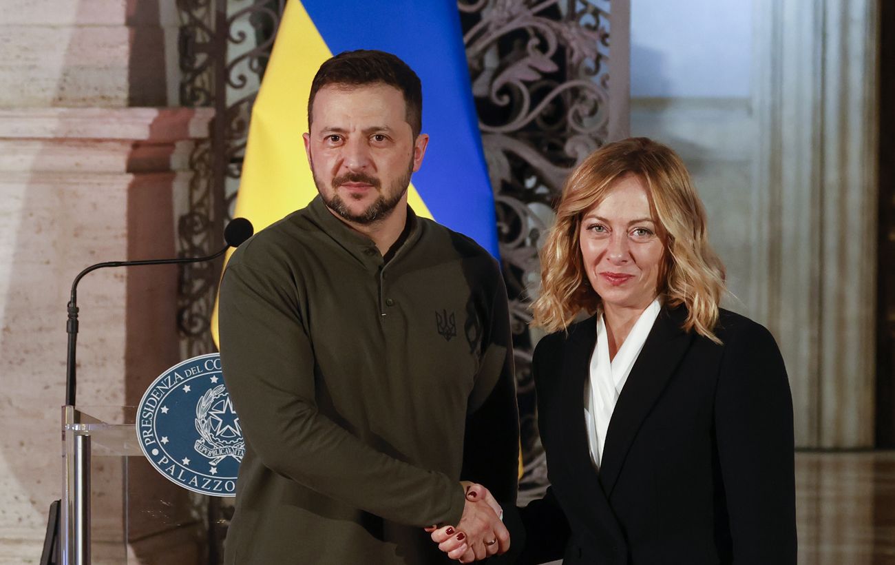 Зеленський прибув до Риму і зустрівся з Мелоні, - джерело