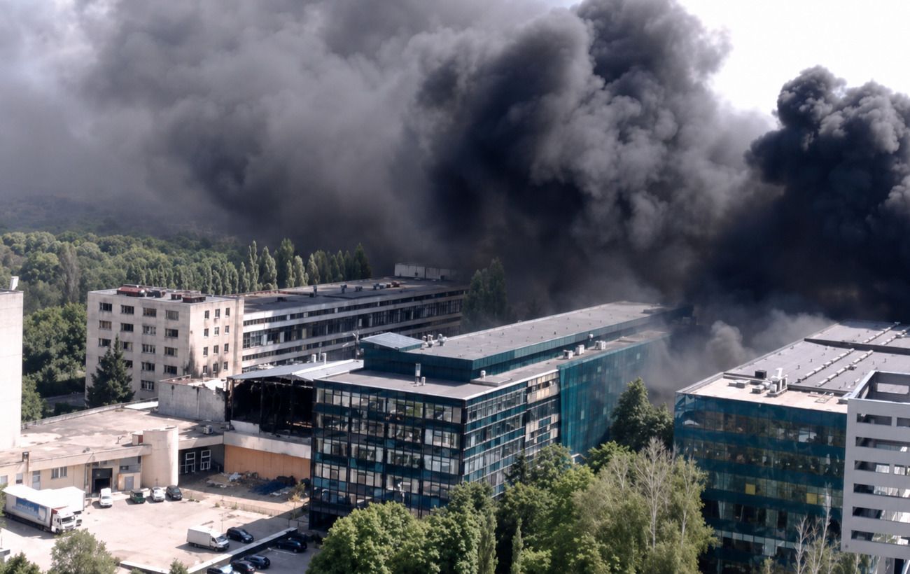 У Києві спалахнула сильна пожежа, працюють рятувальники, - ДСНС