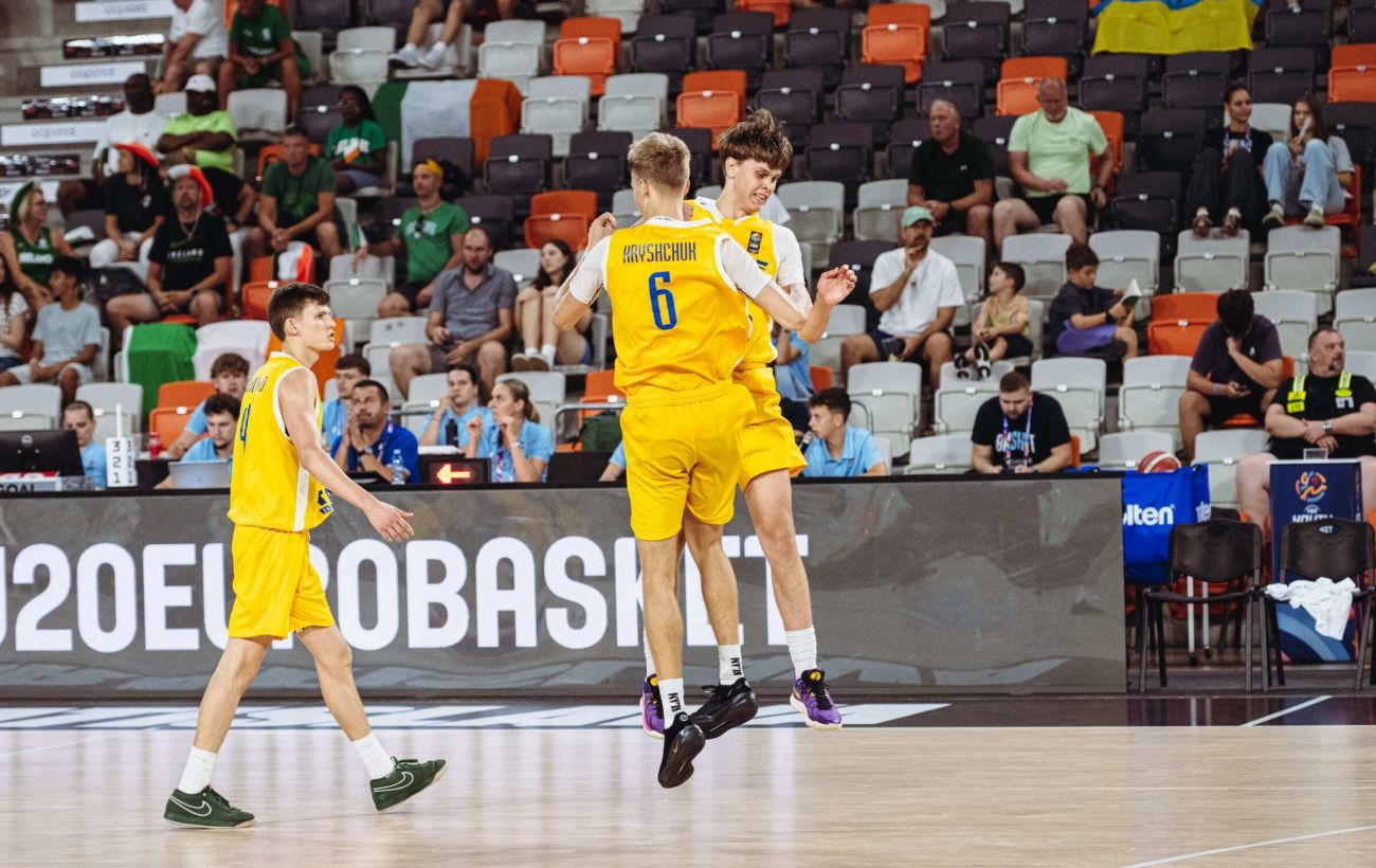 Збірна України U-20 вийшла до фіналу Євробаскета