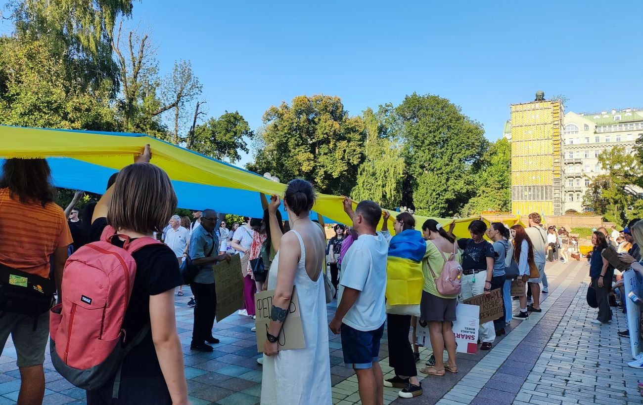 У Києві масштабна хода через відставку Федорова з Міноборони (фото, відео)